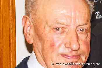 Kenzingen trauert um langjährigen Gemeinderat Franz Rieger - Kenzingen - badische-zeitung.de
