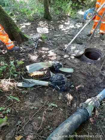 Scottish water hit out at vandals after sewage spills into park - Barrhead News