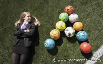 Barrhead High student Kirsty juggles exams and football training - Barrhead News