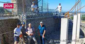 Heppenheim: Aussichtsplattform nimmt Kontur an - Echo Online