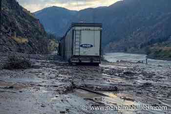 Highway 1 remains closed due to mudslide outside Lytton - Nanaimo Bulletin