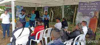 Instituto de Movilidad realizó jornada para prevenir siniestros en vía a Cerritos - Alcaldía de Pereira