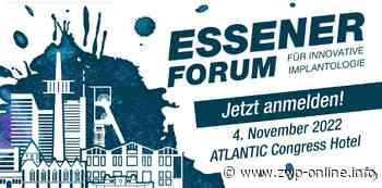 Aktuelle Trends in der Implantologie im November in Essen – ZWP online – das Nachrichtenportal für die Dentalbranche - ZWP Online - Das Nachrichtenportal für die Dentalbranche