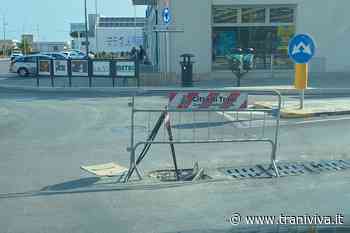 Non ancora riparato il tombino sprofondato in via Barletta - TraniViva