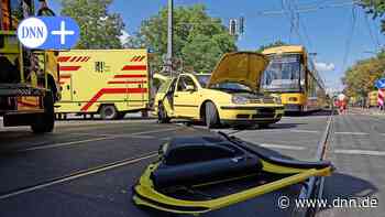 Dresden: Drei Verletzte bei Crash zwischen Pkw und Straßenbahn - Dresdner Neueste Nachrichten