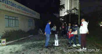 Superlua atrai crianças e adultos no Observatório Astronômico de Brusque; confira foto - O Município