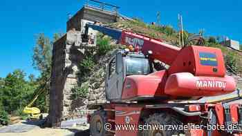Bahnstrecke Balingen - Eine neue Brücke für die Eisenbahn - Schwarzwälder Bote