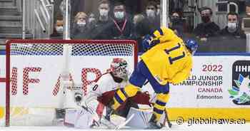 Sweden beats Austria 6-0 at world juniors in Edmonton