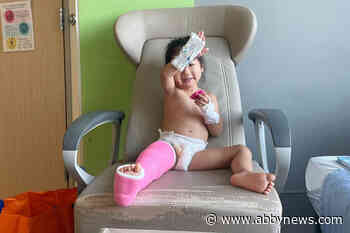 Toddler’s fall from third-storey window should be a warning to other parents, father says