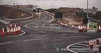 A30 partially blocked near Carland Cross after crash - updates - Cornwall Live