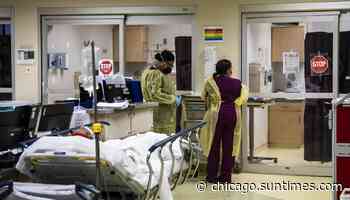 Illinois coronavirus: Cook County down to medium risk level, but hospitalizations, deaths high statewide - Chicago Sun-Times