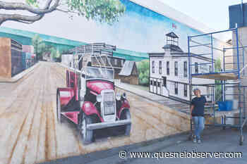 New downtown mural a tribute to Quesnel's past - Quesnel - Cariboo Observer