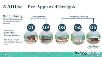 Quesnel pre-approves secondary dwelling designs to help provide affordable housing - CKPGToday.ca