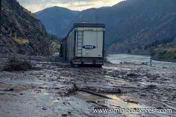 Highway 1 remains closed due to mudslide outside Lytton - Omineca Express