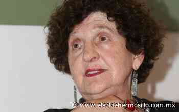 Margo Glantz, ganadora del Premio Carlos Fuentes 2022 - El Sol de Hermosillo