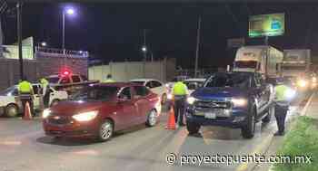 Gobierno de Hermosillo instalan "retenes" antialcohol en disntintos puntos de la ciudad - Proyecto Puente