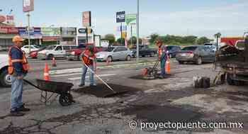 Intensifica Ayuntamiento acciones de bacheo en calles de Hermosillo - Proyecto Puente