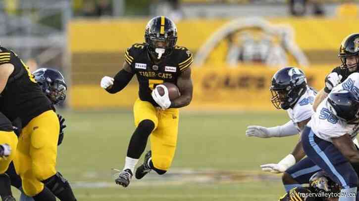 Hamilton Tiger-Cats rally to capture wild 34-27 home win over Toronto Argonauts