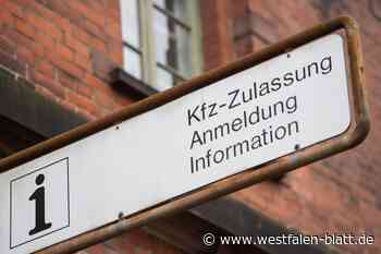 Aktuell keine Kfz-Zulassungen in Minden- und Lübbecke möglich - Westfalen-Blatt