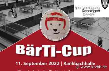 Tischtennis - BärTi-Cup in Renningen erwartet über 100 Teilnehmer aus Nah und Fern - Kreiszeitung Böblinger Bote