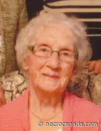 Betty Cochrane November 4 1921 August 9 2022 (age 100) - Nécrologie Canada