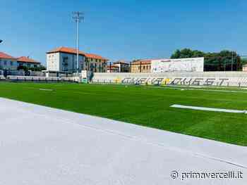 Stadio Silvio Piola: si posa il nuovo manto sintetico - Prima Vercelli