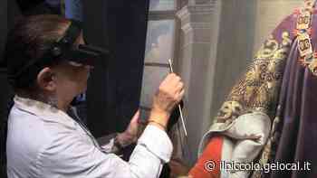 Trieste, al Castello di Miramare il restauro live del ritratto dell'imperatore Francesco - Il Piccolo