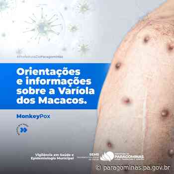 Saúde orienta a população sobre a doença monkeypox - Prefeitura Municipal de Paragominas (.gov)