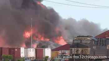 Pritzker issues disaster proclamation for Madison, St. Clair counties after massive warehouse fire - FOX 32 Chicago