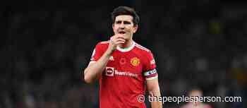 Harry Maguire lined up on the wrong side of the Old Trafford tunnel on Sunday. - The Peoples Person