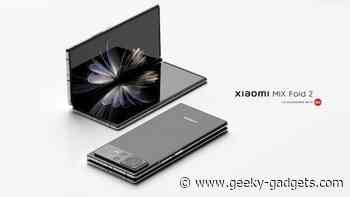 Xiaomi Mix Fold 2 smartphone unveiled