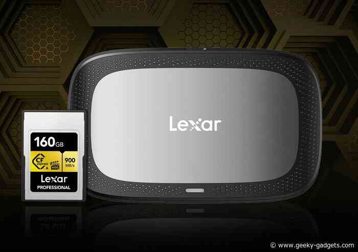 Lexar Professional CFexpress Type-A SD cards and reader