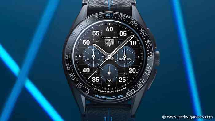TAG Heuer Connected Calibre E4 Porsche Edition smartwatch unveiled