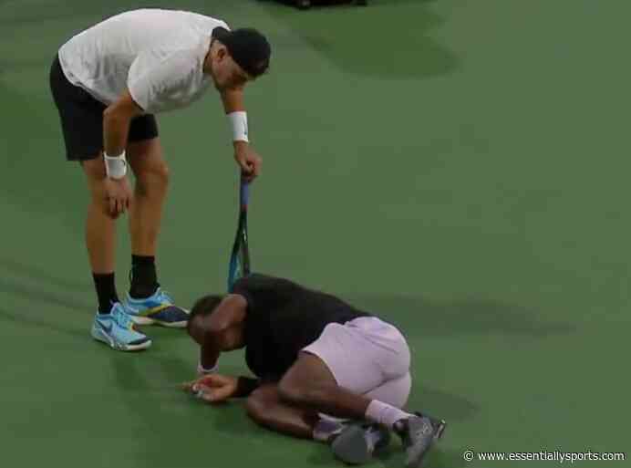 VIDEO: Gael Monfils Reduced to Tears After Suffering a Bizarre Injury in Montreal at the National Bank Open - EssentiallySports