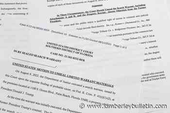 Unseal warrant for Mar-a-Lago search, AG Garland asks - Kimberley Daily Bulletin - Kimberley Bulletin