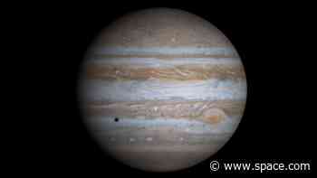 Moon and Jupiter get together late Sunday night