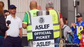 Lokführer in Großbritannien im Streik - viele Zugausfälle
