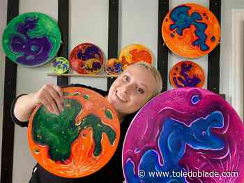 Local landmarks, pop culture inspire local acrylic painter - Toledo Blade