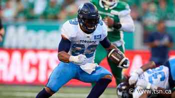 Argos' RB Harris ruled out with upper-body injury - TSN