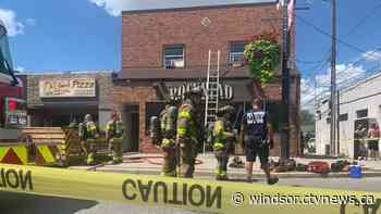 Upgraded working fire closes section of Ottawa Street - CTV News Windsor
