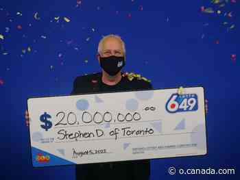 Scarborough man 'dazed' after winning $20 million in Lotto 6/49 - Canada.com