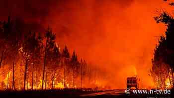 Frankreich in Flammen, EU hilft: Deutsche Feuerwehr kämpft gegen "Monster"-Waldbrand - n-tv NACHRICHTEN