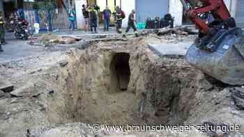 Feuerwehr rettet mutmaßlichen Bankräuber aus selbst gegrabenem Tunnel