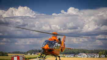 Motorrad-Unfall auf der TS8 bei Tacherting: Biker (60/53) verletzt