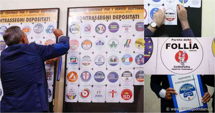 Elezioni, finora depositati 70 simboli. Meloni tiene la fiamma in quello di Fdi, Conte va personalmente al Viminale