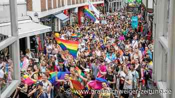 Braunschweig feiert schrill unter der Regenbogen-Fahne