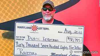 Man wins the Maryland lottery for the second time in two months