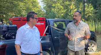 Minister informiert sich in Stutensee über Waldbrandbekämpfung - BNN - Badische Neueste Nachrichten