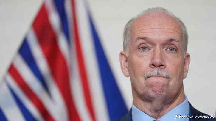 B.C. Premier John Horgan calls byelection in Surrey South on Sept. 10