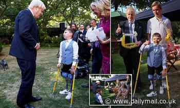 BORIS JOHNSON: Tony Hudgell is the incredible little boy who showed me the best spirit of Britain - Daily Mail